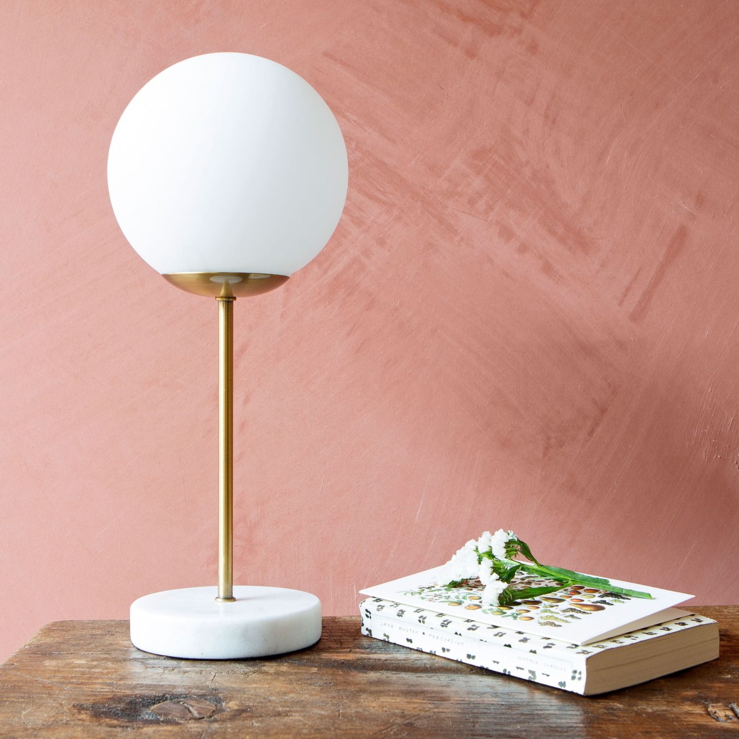Lunar Light With Marble Base