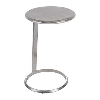 A by Amara - Leaning Side Table - Silver (H52 x W34 x D34cm)