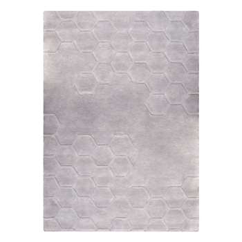 Alveare Silver Rug (H230 x W160cm)