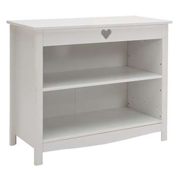 Argos Home Mia White 3 Shelf Bookcase (H73 x W86 x D40cm)