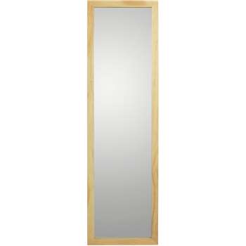 Argos Home Wooden Full Length Mirror - Oak Effect (H125 x W35 x D1.5cm)