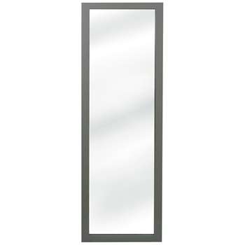 Argos Home Wooden Wall Mirror - Grey (H125.5 x W35.5 x D2cm)