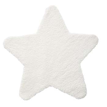 CELESTE - Ecru Star Rug (H100 x W100cm)