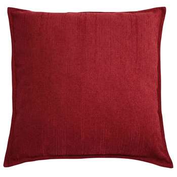 CHENILLE - Burgundy Cushion (H60 x W60cm)