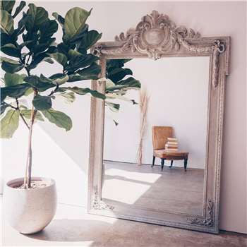 Crest Top Mirror (H165 x W110cm)