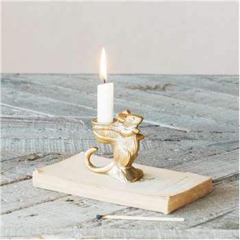 Cuthbert Mouse Candle Holder (H8 x W7.5 x D4cm)