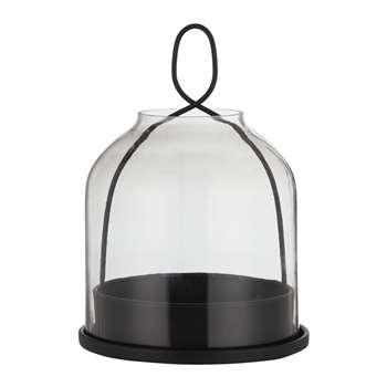 Design Project by John Lewis No.150 Smoke Glass Lantern, Medium (H15.5 x W10 x D10cm)