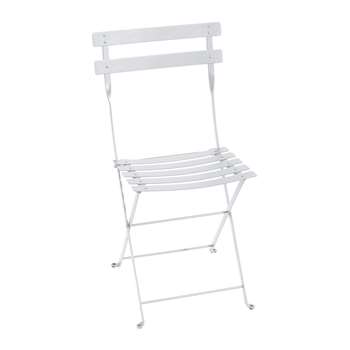 Fermob - Bistro Metal Garden Chair - Cotton White (H82 x W42 x D39cm)