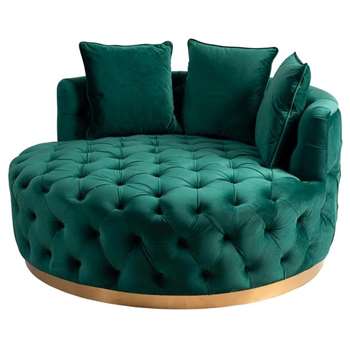 Frankfurt Loveseat - Bottle Green (H73 x W147 x D147cm)