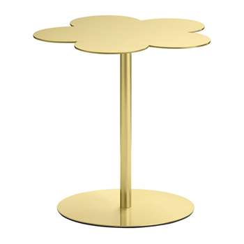 GHIDINI 1961 - Flowers Side Table - Brass (H45 x W50 x D50cm)