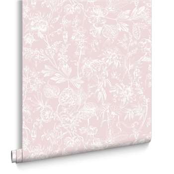 Graham & Brown Stroma Carnation Wallpaper (H1000 x W52cm)