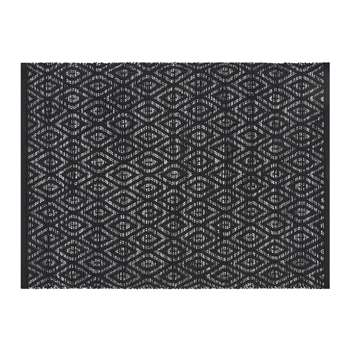 Habitat Geo Diamond Rug - Grey (H80 x W110cm)
