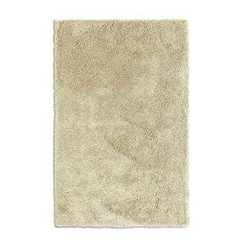 Habitat Noodle Shaggy Plain Rug - Cream (H120 x W170cm)