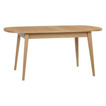 Hatitat Etta 6 - 8 Seater Dining Table - Oak Veneer (H75 x W90 x D96cm)