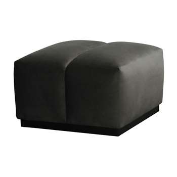 Herbie Footstool - Carbon (H45 x W70 x D68cm)