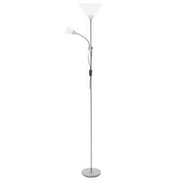 HOME Father and Child Floor Lamp - Silver (Height 178cm)