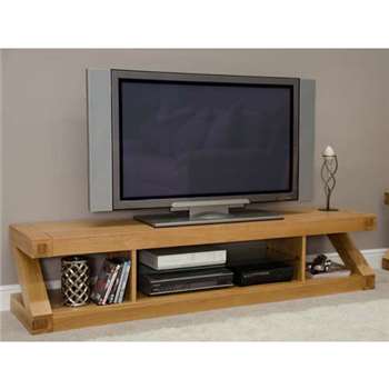 Infinity 180cm Solid Oak TV Unit (40 x 180cm)