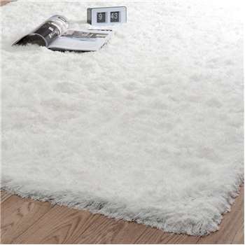 INUIT off-white long pile rug (160 x 230cm)