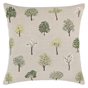 John Lewis & Partners Mini Trees Cushion Green (H45 x W45cm)