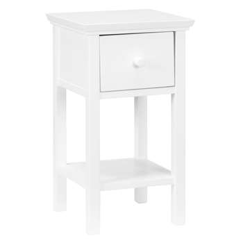 John Lewis Wilton Set of 2 Bedside Tables, White (55 x 31.5cm)