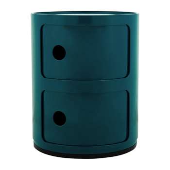 Kartell - Componibili Storage Unit - Blue - Small (H40 x D32cm)