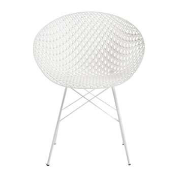 Kartell - Matrix Outdoor Chair - White (H77 x W61 x D55cm)