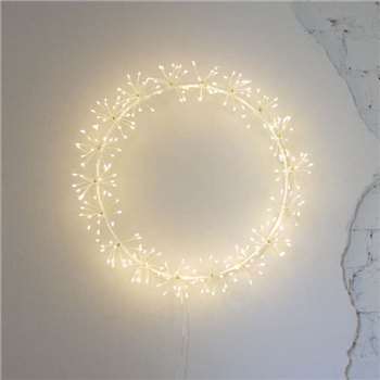 Light Up Starburst Wreath (H35 x W35cm)