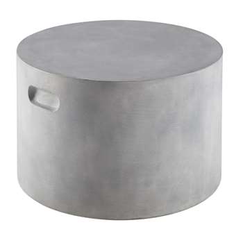 LIMA cement finish outdoor side table (35 x 55cm)