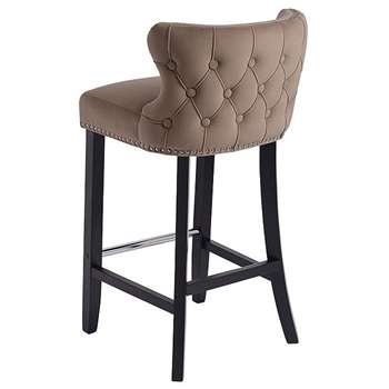Margonia Barstool Taupe (H94 x W48 x D50cm)