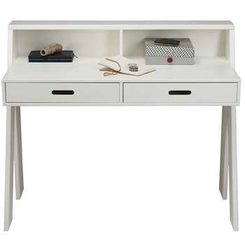 Max Contemporary Kids Desk in White Pine (Width 112cm)