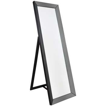 Melanie Cheval Freestanding Mirror, Grey (H155 x W48 x D4cm)