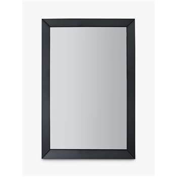 Melanie Rectangular Wall Mirror, Black (H91.5 x W61 x D4cm)