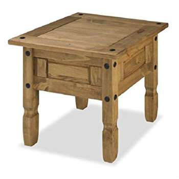 Mercers Furniture Corona Lamp Table, Pine