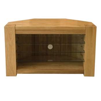 Milan Oak Corner TV Unit (60 x 104cm)