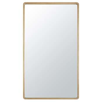 ORGANIC - Oak Leaner Mirror (H175 x W100 x D5cm)