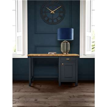 Padstow Desk, Blue Black (H75 x W120 x D60cm)