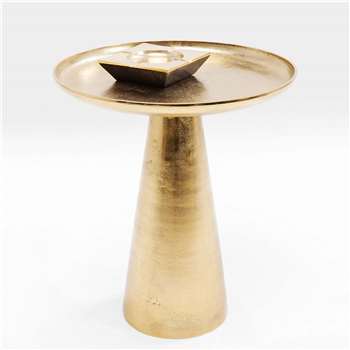 Plateau Brass Side Table (H50 x W45 x D45cm)