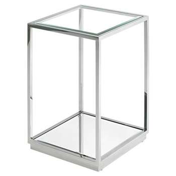 Rippon Silver Square Side Table (H66 x W45 x D45cm)