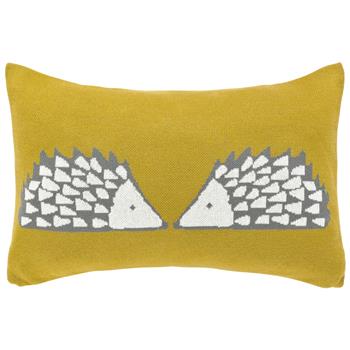 Scion Spike The Hedgehog Cushion, Ochre (H30 x W50cm)