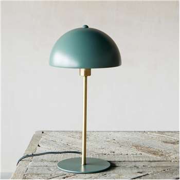 Sea Green Bonnet Lamp (H39 x W20 x D20cm)