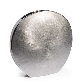 SILVER dolomite lunar vase (Height 30cm)