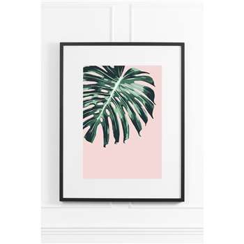 Tropical Blush No.2 - Black Frame (H90 x W70cm)